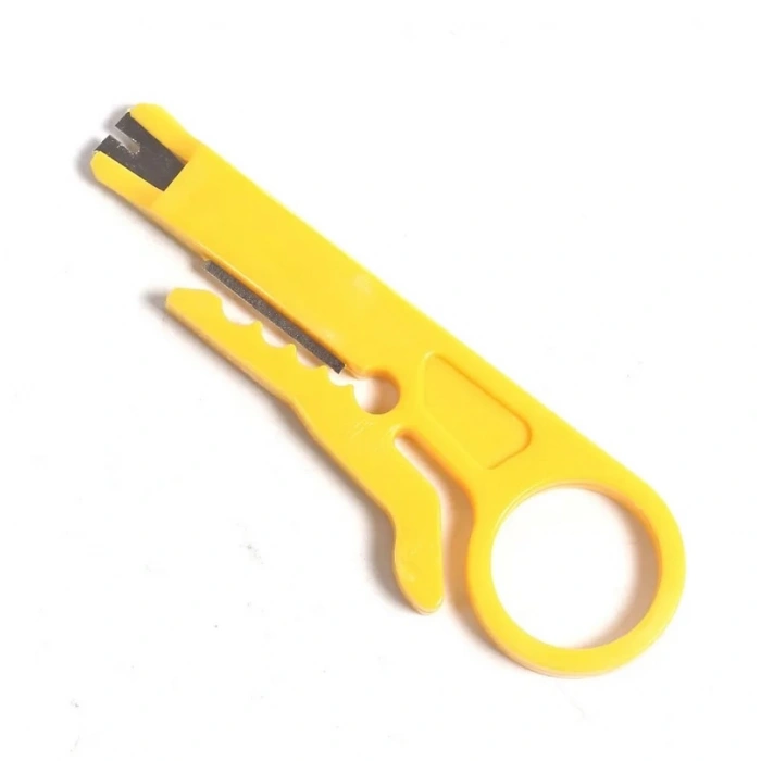 Kablo Soyma Aparatı Mini Tel Kesici Sıyırma Sıkma Zımba Aracı