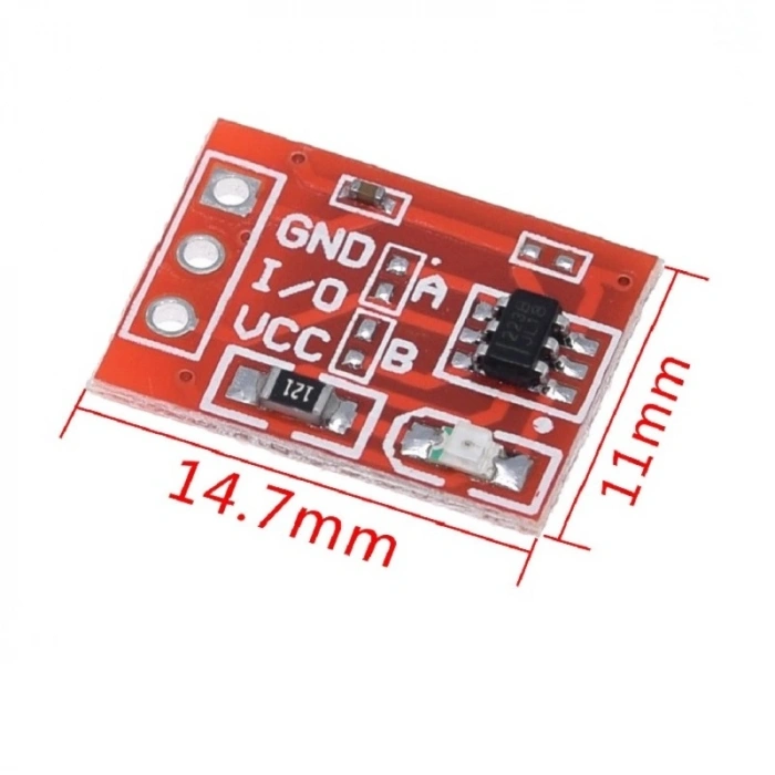 Kapasitif Dokunmatik Sensör TTP223 Touch Switch