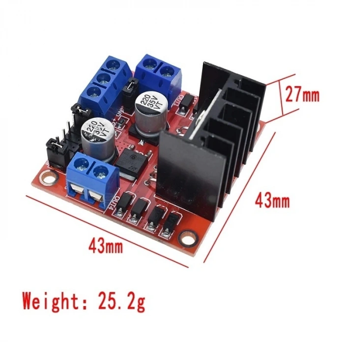 L298N Dual Motor Sürücü Modül