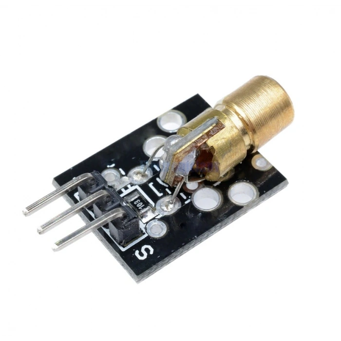 Lazer Sensör Modülü KY-008 Arduino - 650nm 5V 5mW