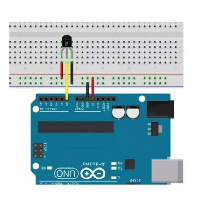 Lm35 Sıcaklık Isı Sensörü