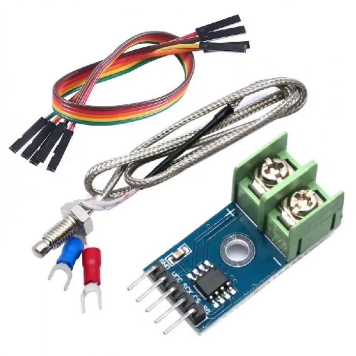 MAX6675 Modül + K Tip Termokupl - Sıcaklık Isı Sensörü -20C +85C