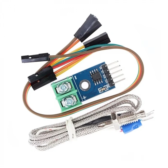 MAX6675 Modül + K Tip Termokupl - Sıcaklık Isı Sensörü -20C +85C