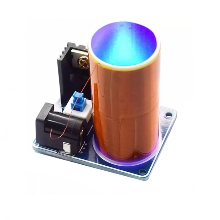 Mini Tesla Bobin Kit Demonte Modül Kablosuz Enerji İletimi BD243 DC 9 / 12V Temassız Elektrik