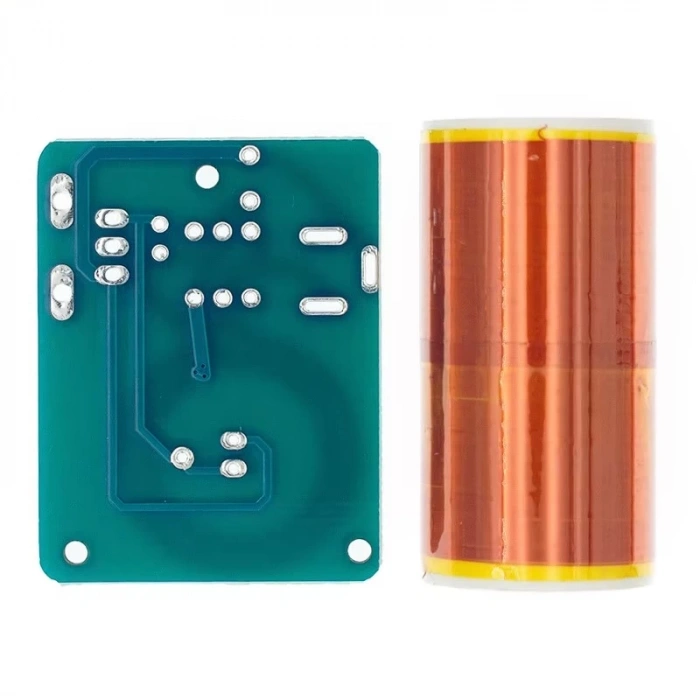 Mini Tesla Bobin Kit Demonte Modül Kablosuz Enerji İletimi BD243 DC 9 / 12V Temassız Elektrik