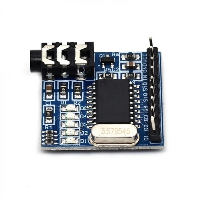 MT8870 DTMF Telefon Tuş Ses Çözme Algılama Modülü 3.5mm Ses Soket