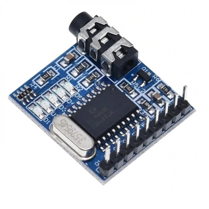 MT8870 DTMF Telefon Tuş Ses Çözme Algılama Modülü 3.5mm Ses Soket