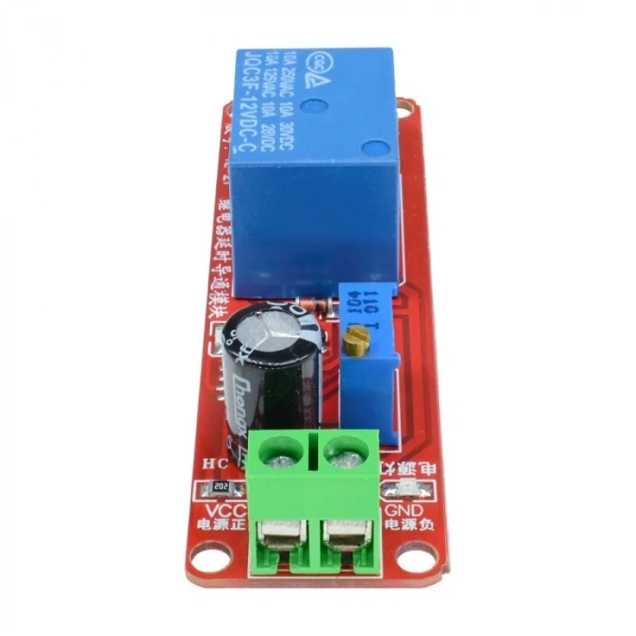 NE555 Zaman Ayarlı Röle Modülü 12V