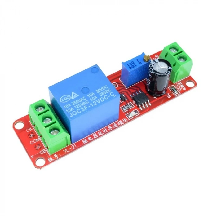 NE555 Zaman Ayarlı Röle Modülü 12V