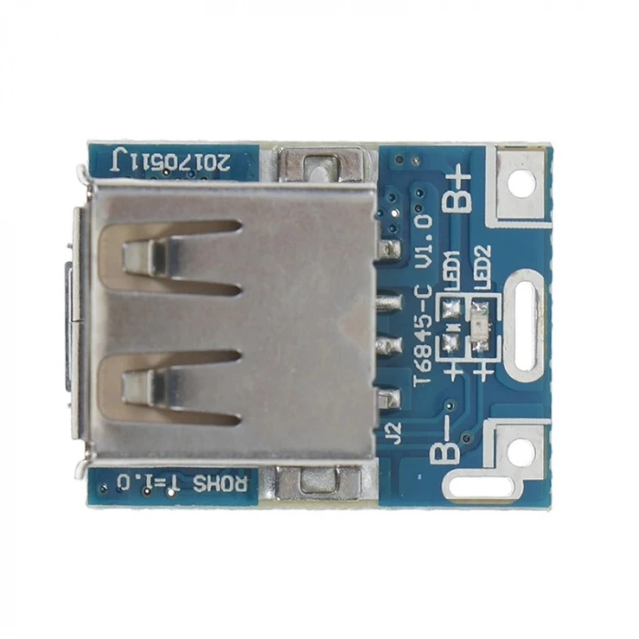 Powerbank Devresi - Lityum Pil Şarj - 5V 1A USB Boost Modül Lion