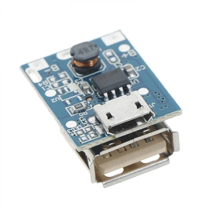 Powerbank Devresi - Lityum Pil Şarj - 5V 1A USB Boost Modül Lion