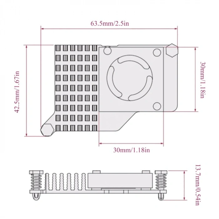 Raspberry Pi 5 Aktif Soğutucu