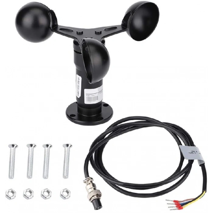 Rüzgar Hızı Ölçüm Sensörü 0-5 V Gerilim Çıkışlı (Anemometre)