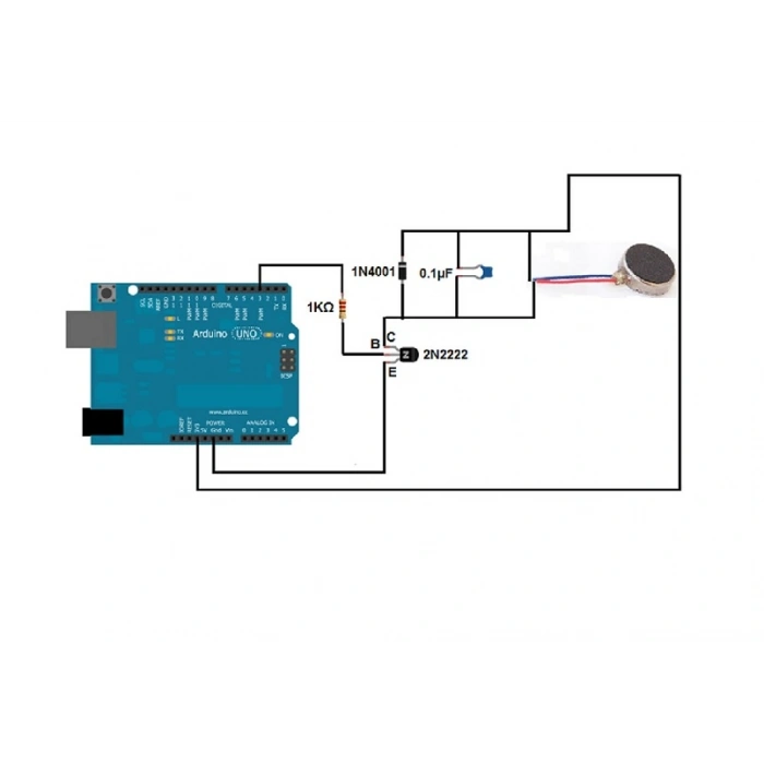 Şaftsız Titreşim Motoru 10x3 Mm