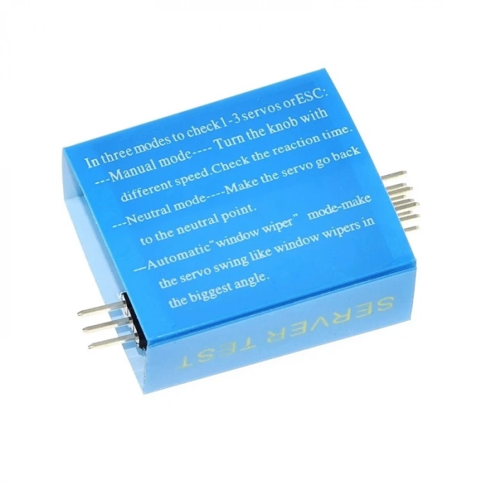 Servo Motor Tester (3 Kanal Dijital Multi Servo Esc Test Cihazı)
