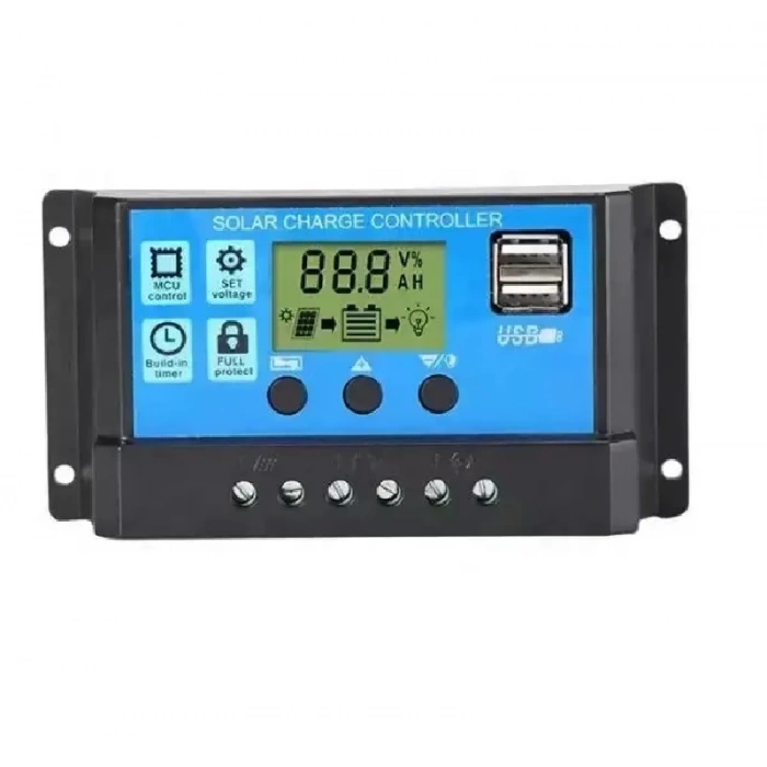 Solar Güneş Paneli Akü Şarj Kontrol Cihazı 30 A