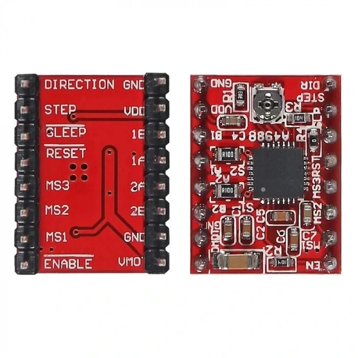 Step Motor Sürücü Kartı A4988 Soğutuculu