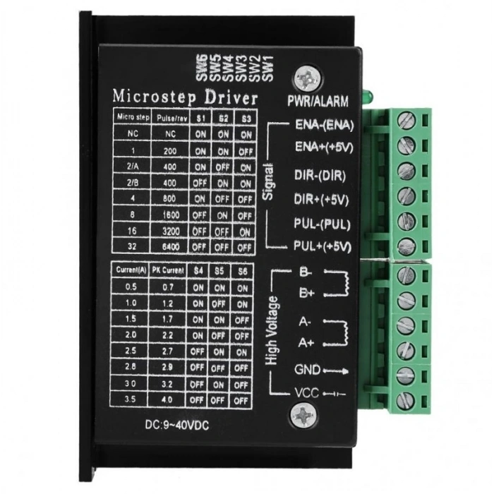Tb6600 4a Step Motor Sürücü Ve Kontrol Kartı