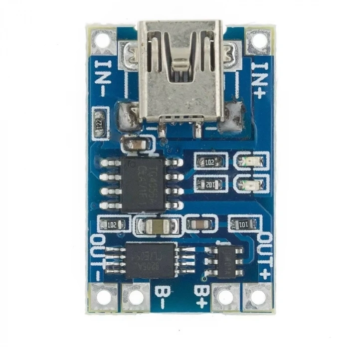 TP4056 Pil Şarj Modülü Mini Usb - Tam Korumalı