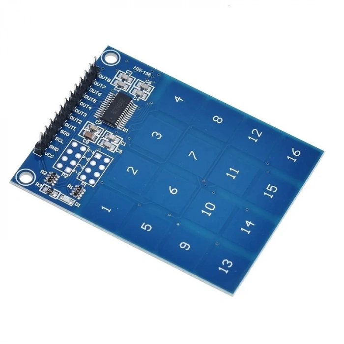 TTP229 16 Kanal Dijital Dokunmatik Sensör Modülü