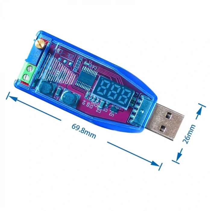 USB 5V / 1V-24V DC-DC Modül