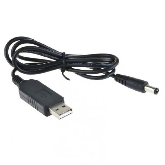 USB-Barrel Jack Voltaj Yükseltici (Giriş 5V, Çıkış 12V)