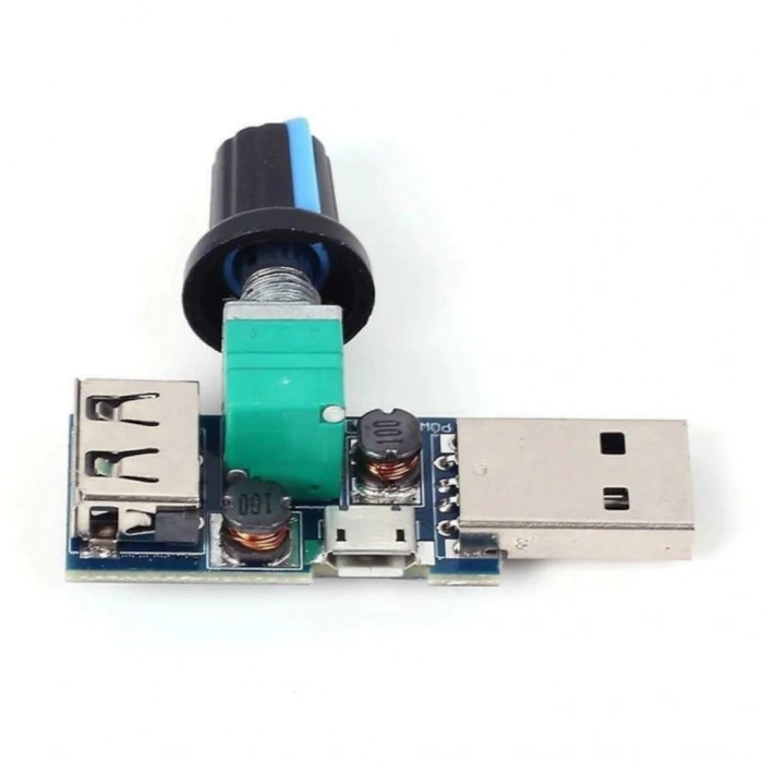 USB Fan Hız Kontrol Modülü - DC 5V-12V 5W