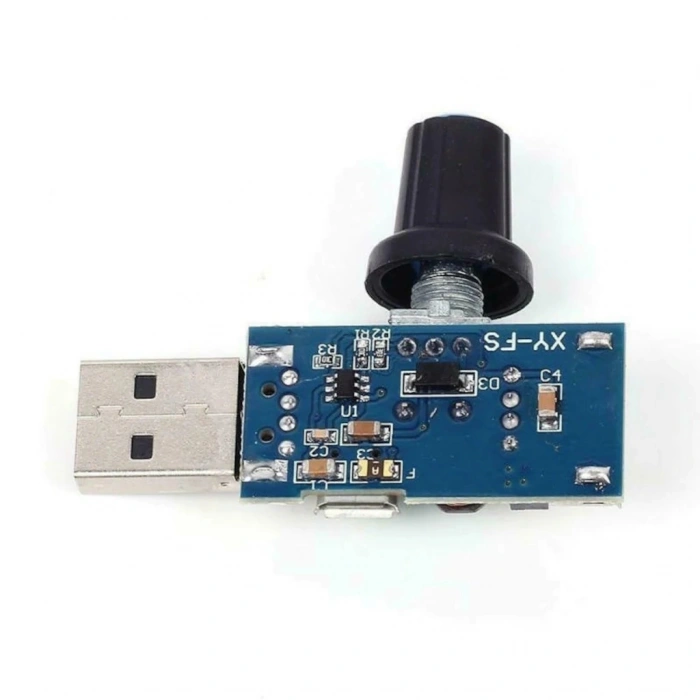 USB Fan Hız Kontrol Modülü - DC 5V-12V 5W