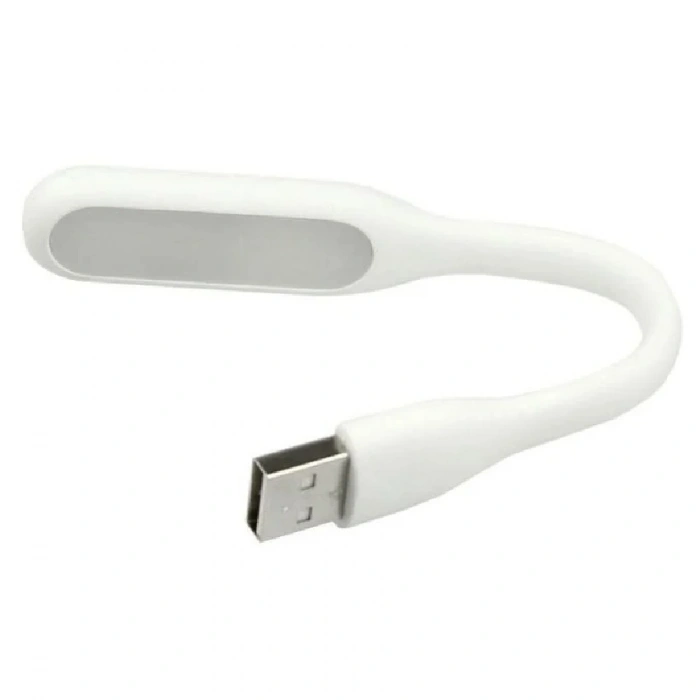 Usb Led Lamba Beyaz Renk Işık Portatif Taşınabilir Gece Lambası Masa Aydınlatma Kamp Pc