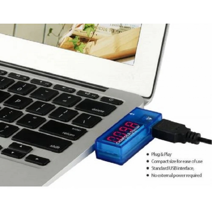 USB Şarj Ölçer Şarj Doktoru Voltmetre Ampermetre Şarj Metre