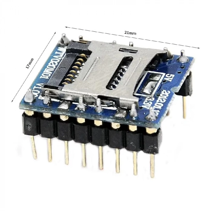 Wtv020 Mini Mp3 Wav Player Modülü