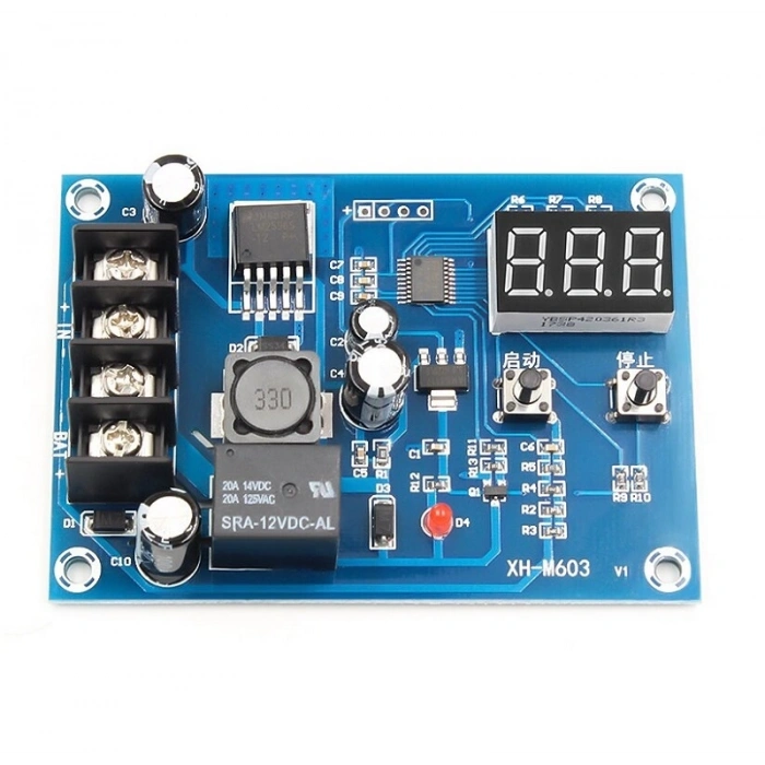 XH-M603 Jel Akü ve Lityum Pil Uyumlu Şarj Kontrol Devresi 12-24V