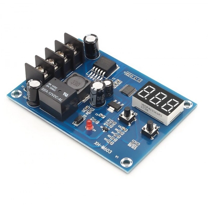 XH-M603 Jel Akü ve Lityum Pil Uyumlu Şarj Kontrol Devresi 12-24V