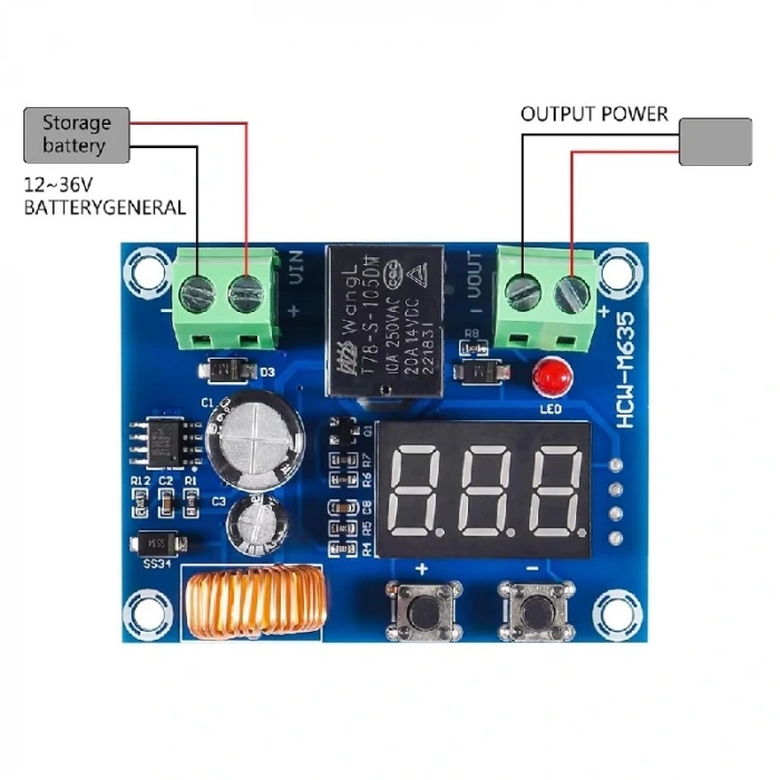 XH-M609 Pil Aşırı Deşarj Koruma Modülü