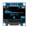 1.3 inch 128x64 Sarı Oled Grafik Lcd Ekran SH1106 4 Pin I2C