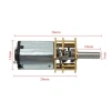 12V 1200Rpm Micro Dc Motor GA12-N20