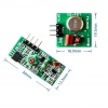 433Mhz RF Alıcı Verici Modül Çifti Kablosuz Haberleşme Kumanda