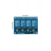 4 Kanal 12v Röle Modül - Ac 250v 10a