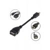 Mini Usb Otg Kablo - 5 Pin Usb Çevirici Kablo