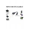 Mini Usb Otg Kablo - 5 Pin Usb Çevirici Kablo