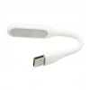 Usb Led Lamba Beyaz Renk Işık Portatif Taşınabilir Gece Lambası Masa Aydınlatma Kamp Pc