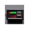 Dijital Akü Ölçer- Çift USB 12V-5V Dönüştürücü