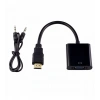 Hdmi to Vga Kablo Monitör Tv Çevirici Dönüştürücü Kablo + Ses Kablo Destekli