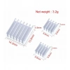 Alüminyum Soğutucu Set (Heat Sink) A4988 DRV8825 Raspberry 3 Adet +