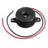Devreli Buzzer 3-24V 22.6mm Kulaklı - Siyah