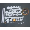 75 Parça Plastik Dişli Seti (DC Motor - Dıy - Hobi Seti)