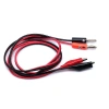 Bağlantı Kablosu (Krokodil+Banana) 100cm, Çift/Paket