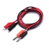 Bağlantı Kablosu (Krokodil+Banana) 100cm, Çift/Paket