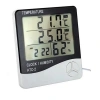 HTC-2 Dijital Termometre Saat Nem Ve Sıcaklık Ölçer