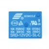 Songle 250V 10A SRD-12VDC-SL-C 12V DC Röle 5 Pin Pcb Montaj Tip